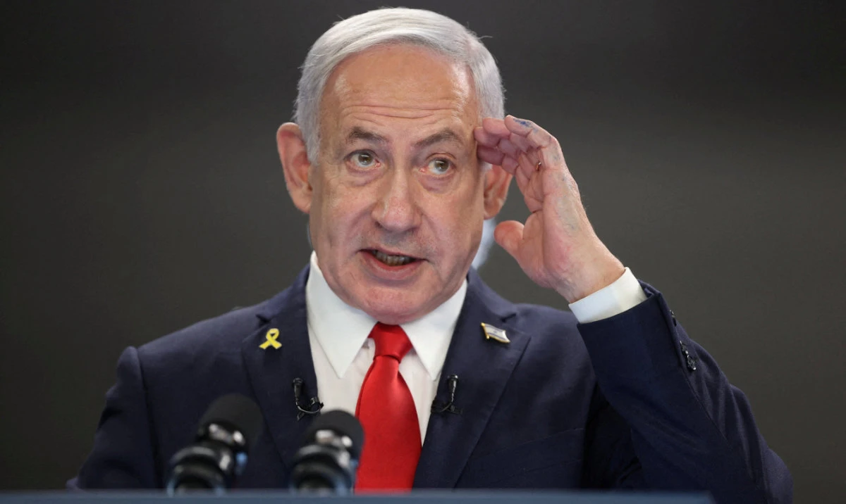 Israeli PM Benjamin Netanyahu speaks during a press conference at the Prime Minister’s office in Jerusalem. (Reuters)