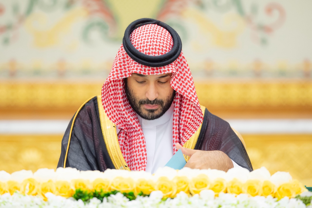 Chaired by Prince Mohammed bin Salman, the session also covered a message from Russian President Vladimir Putin and a meeting with Palestinian Vice President Hussein Al-Sheikh. (SPA)