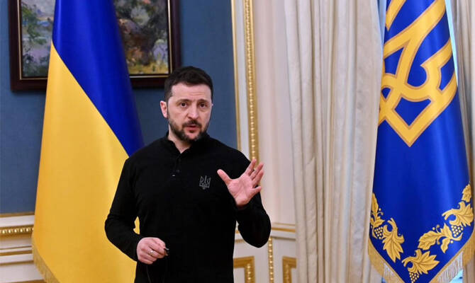 President Volodymyr Zelenskiy said on Tuesday that Russia was engaged in a new troop buildup in certain sectors of the front line and was still launching strikes on Ukrainian targets. (AFP/File)