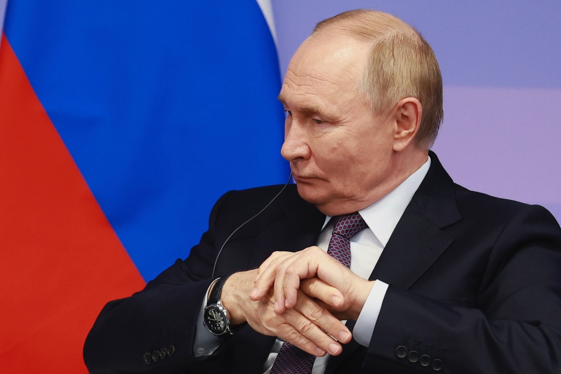 Russian President Vladimir Putin at the Eastern Economic Forum in Vladivostok, Russia. (Sputnik)