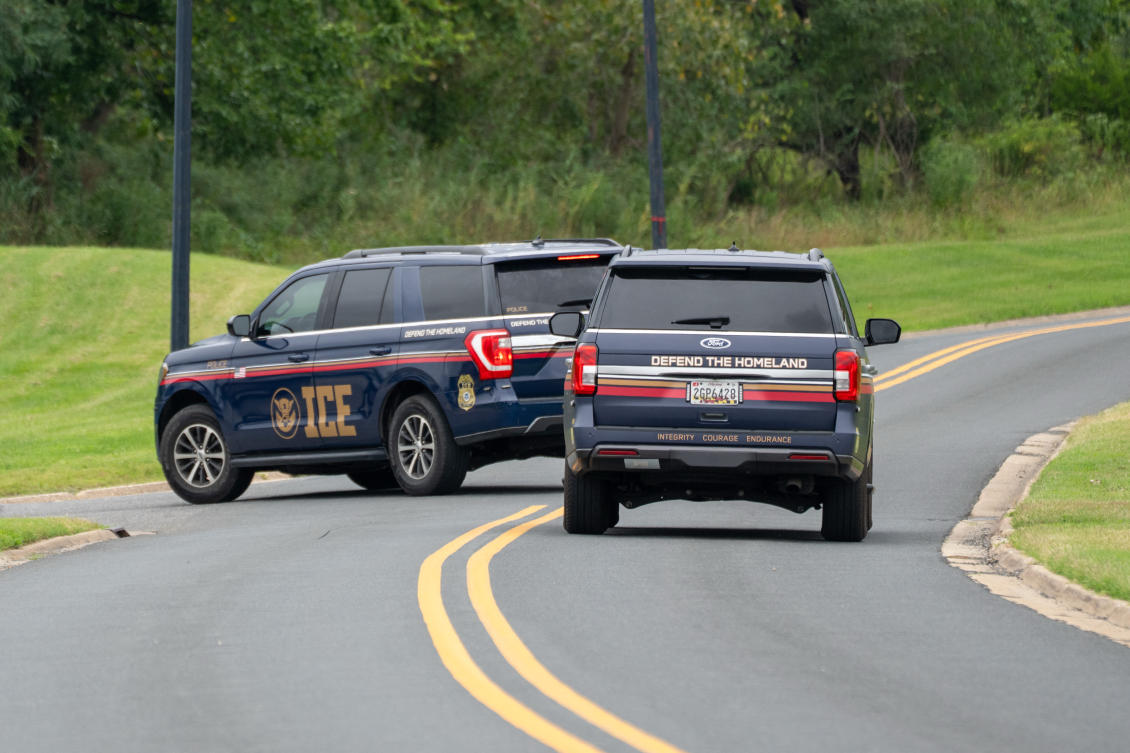 US Immigration and Customs Enforcement (ICE raided the "site of a (South Korean) company's battery plant in Georgia". (FILE/AFP)