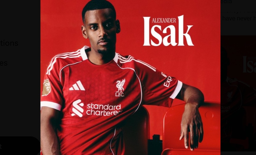 Newcastle defender Dan Burn insisted on Friday he feels "no animosity" towards Alexander Isak following the striker's drawn-out move to Premier League rivals Liverpool. (X/@TouchlineX)