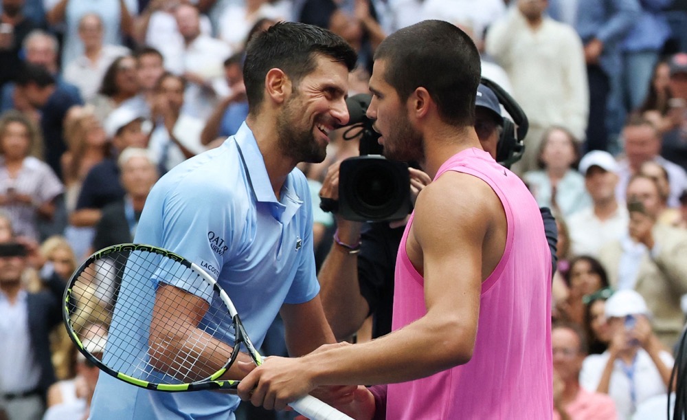 Alcaraz won 6-4, 7-6 , 6-2 to reel off his 36th victory in his last 37 matches. (AFP)