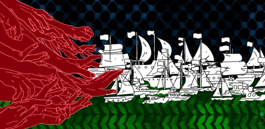 The departure from Tunisia of pro-Palestinian activists seeking to break Israel's naval blockade of Gaza with aid boats has been postponed, organisers said on Saturday. (X/@GlobalSumudFlot)