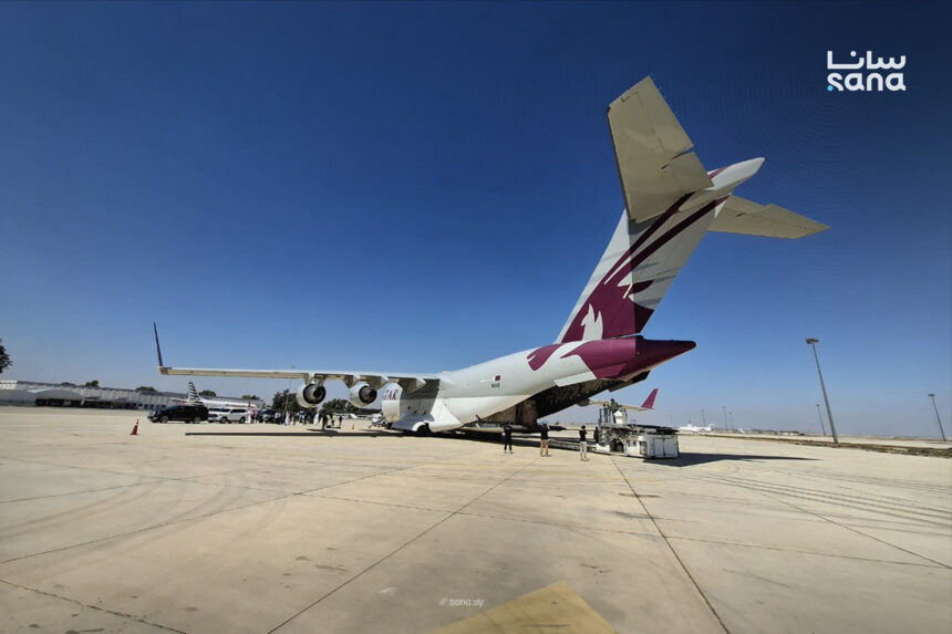 Qatar sends vital medical supplies to support Syrian hospitals