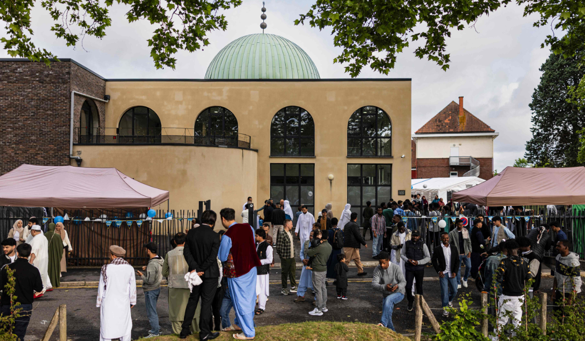 Muslim faithfuls gather to celebrate Eid al-Adha, the Muslim feast of sacrifice, at a Mosque inBethune, northern France on June 6, 2025. (AFP file photo)