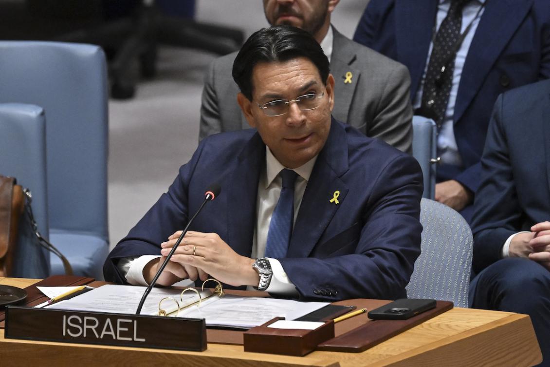 Danon said Israel was “still waiting for the results” of the operation. (FILE/AFP)