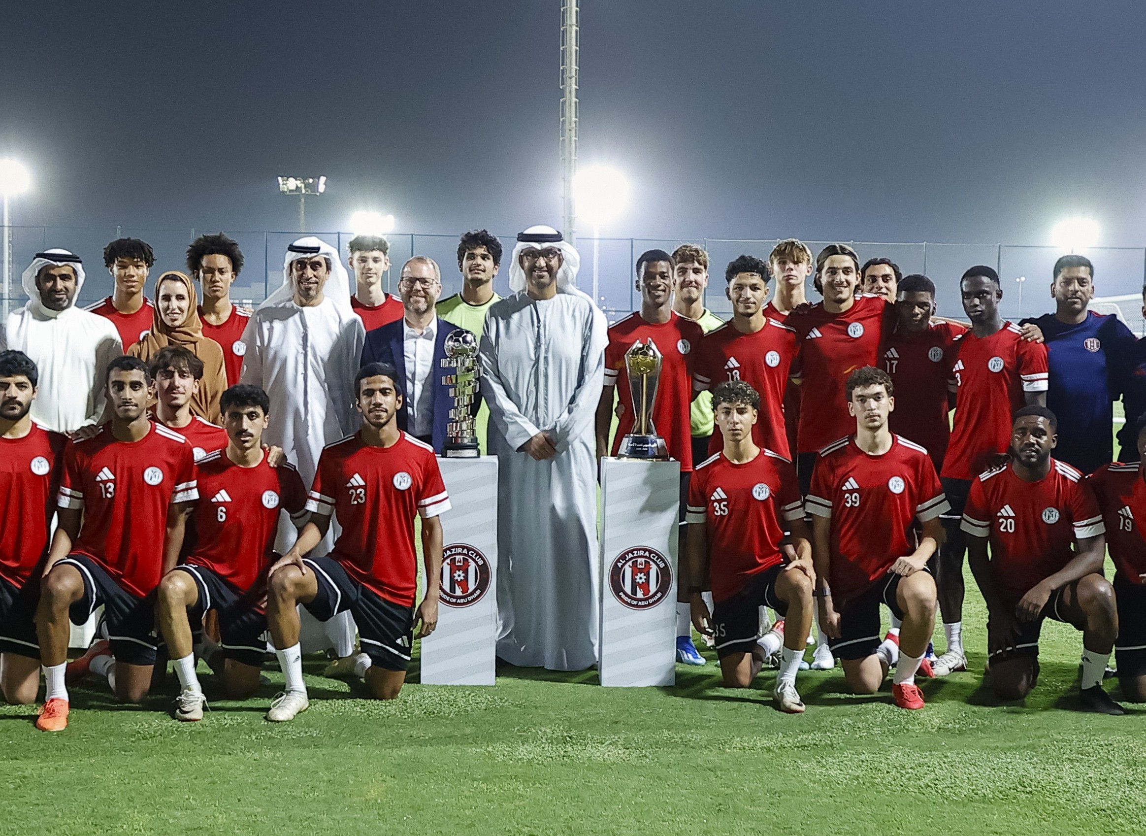 Al-Jazira Academy has signed a strategic partnership with City Football Group aimed at developing young players and producing future stars. (Supplied)