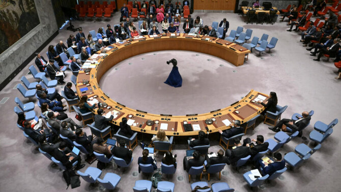 The UN Security Council on Thursday condemned Israel’s airstrikes on Doha, expressing “deep regret” over the loss of civilian life in the attack on “the territory of a key mediator” in ongoing efforts to end the war in Gaza. (AFP/File)
