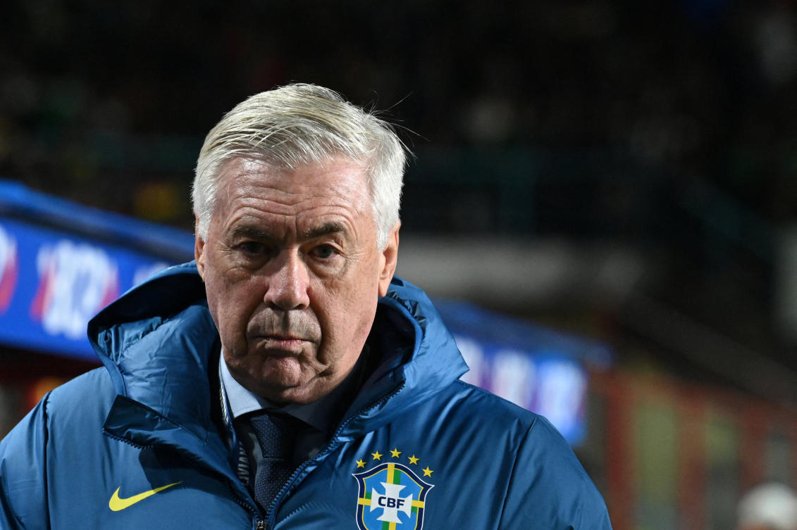 Bolivia v Brazil - Estadio Municipal El Alto, El Alto, Bolivia - September 9, 2025 Brazil coach Carlo Ancelotti before the match. (REUTERS)