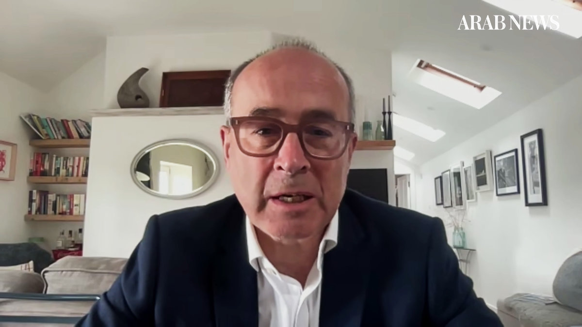 A consultant surgeon at Oxford University and a medical volunteer in Gaza for 15 years, Dr. Nick Maynard spoke to ‘Frankly Speaking’ host Ali Itani, standing in this week for Katie Jensen. (AN photo)