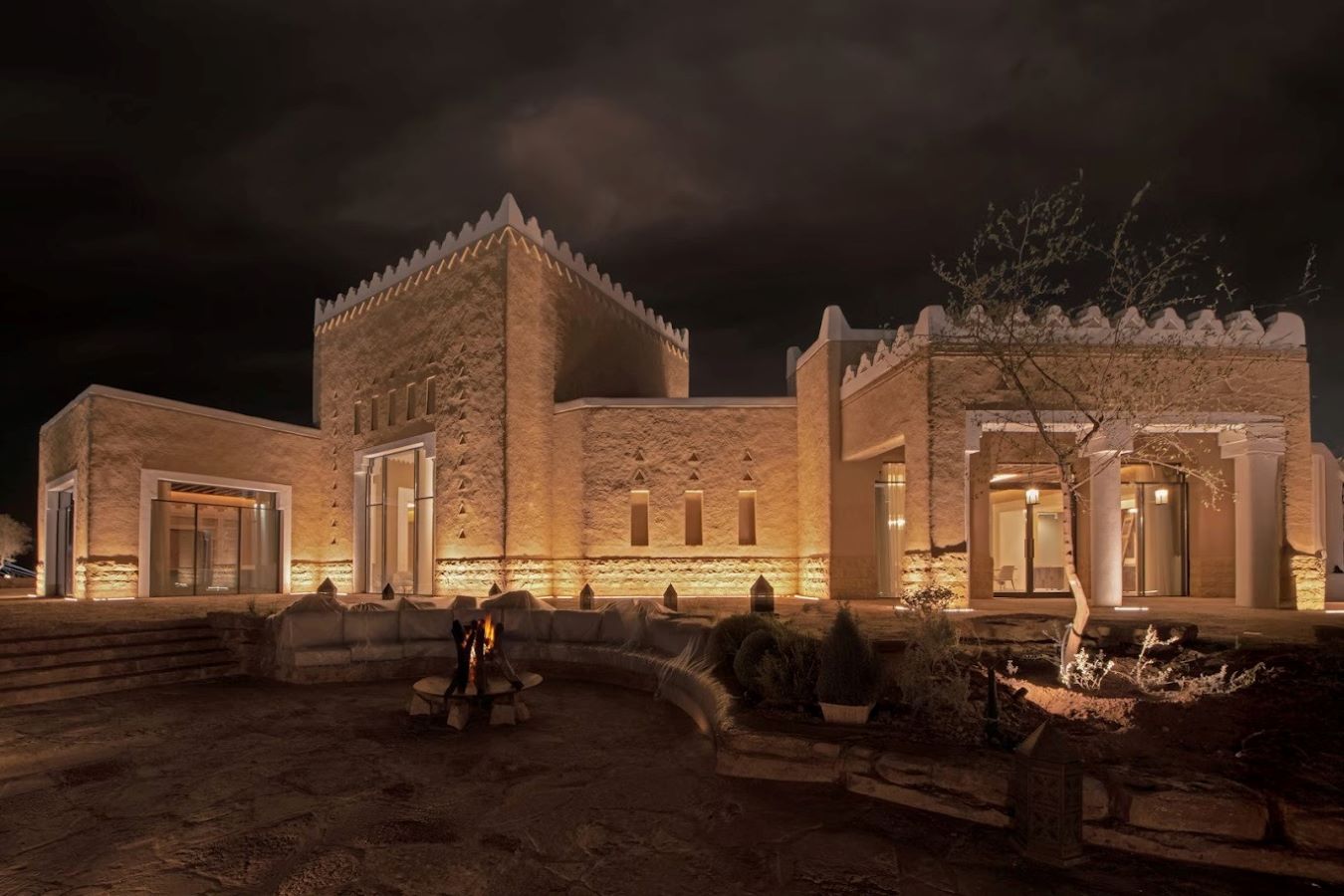 The Wadi Safar Experience Center is a gateway to the wider Wadi Safar development and draws on the vernacular Najdi style. (Supplied)