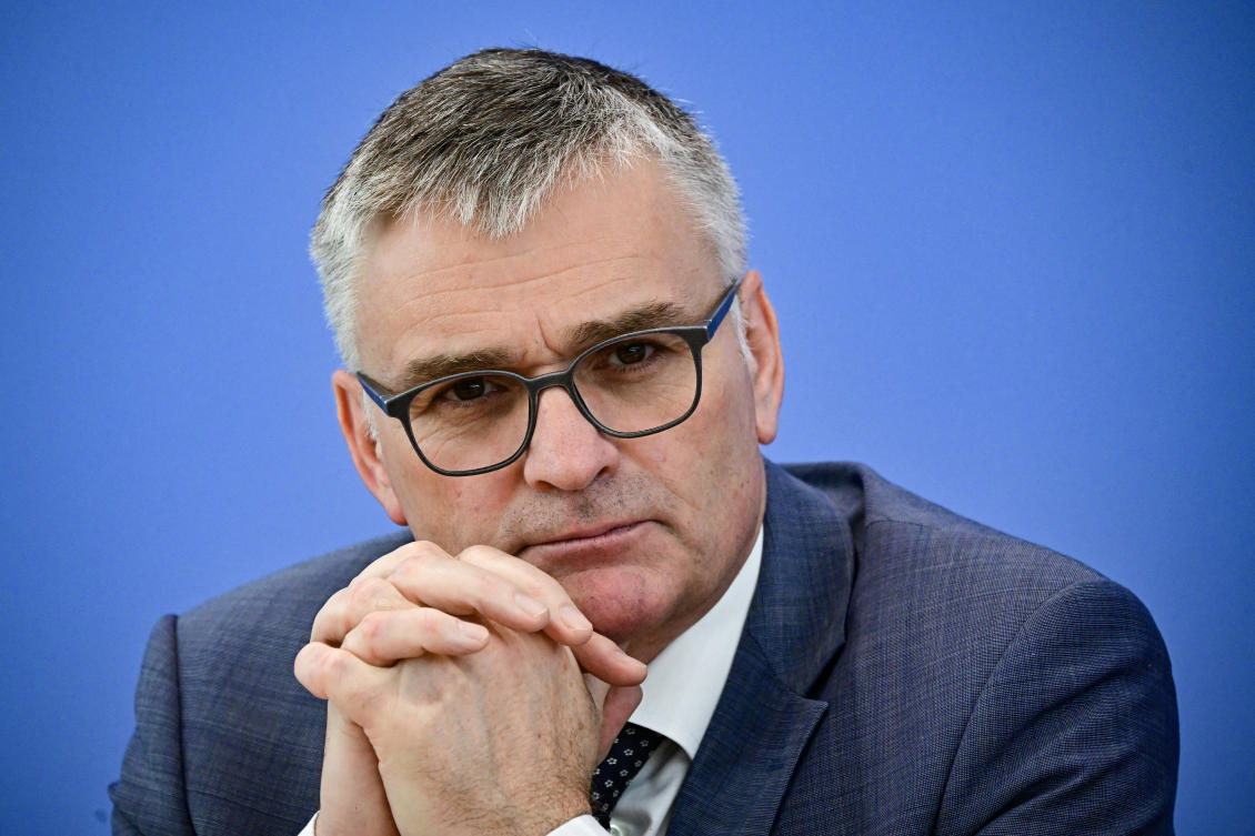 German government spokes person Stefan Kornelius attends a press conference in Berlin on July 18, 2025.(File/AFP)