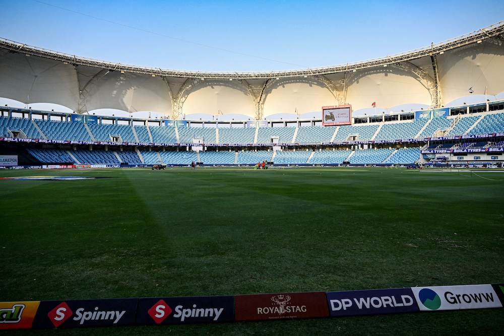 The UAE’s growing commitment and importance to cricket was further illustrated by the opening of the Sheikh Zayed Cricket Stadium in Abu Dhabi in May 2004 and the Dubai International Stadium in 2009, above. (AFP)