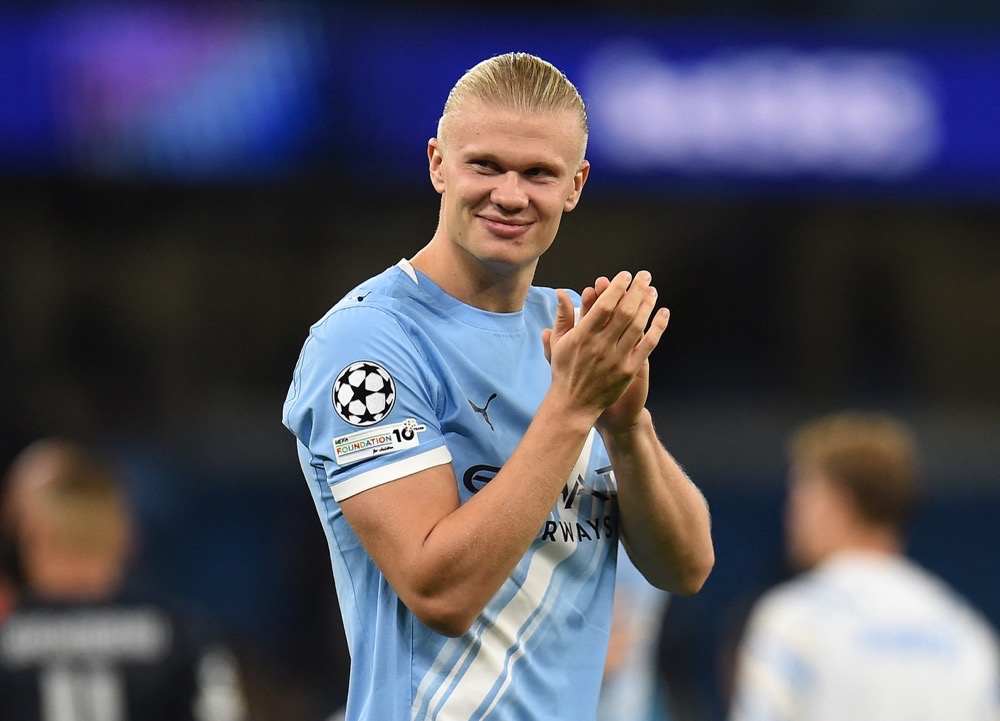 Erling Haaland. (Reuters)