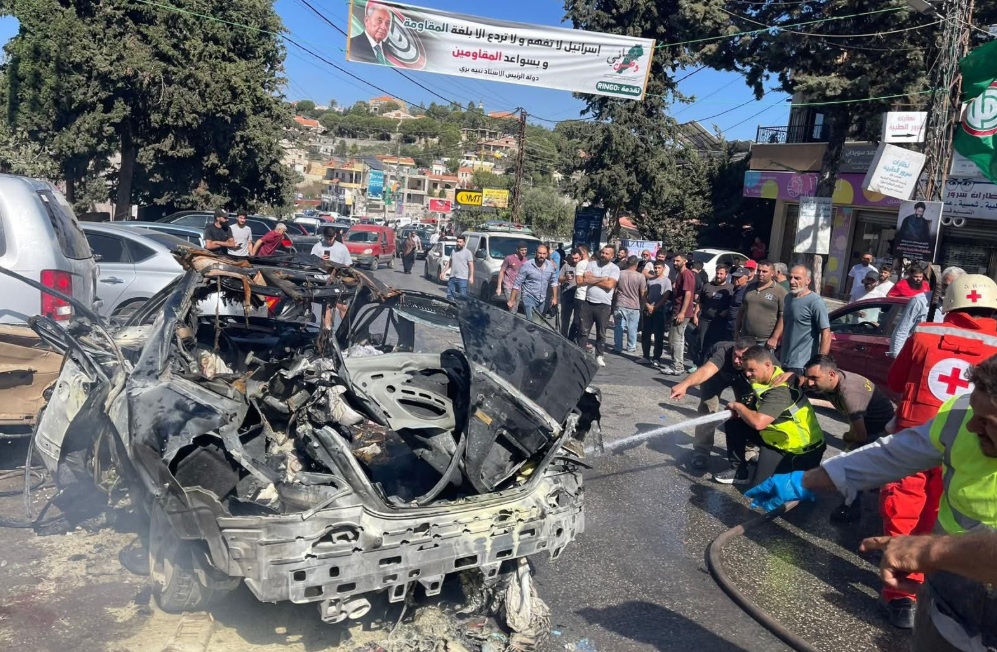 Israeli strikes on southern Lebanon killed two people and wounded 11 on Friday, Lebanon's health ministry said, in the latest attacks despite a ceasefire between Israel and Hezbollah. (X/@AmalKhalil83)