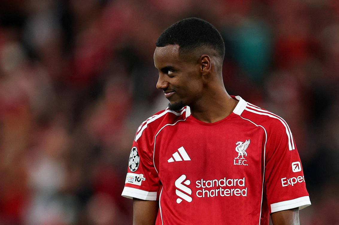 Hugo Ekitike started in place of Isak and Alexis Mac Allister instead of Wirtz, who is scoreless for Liverpool this season. (REUTERS)
