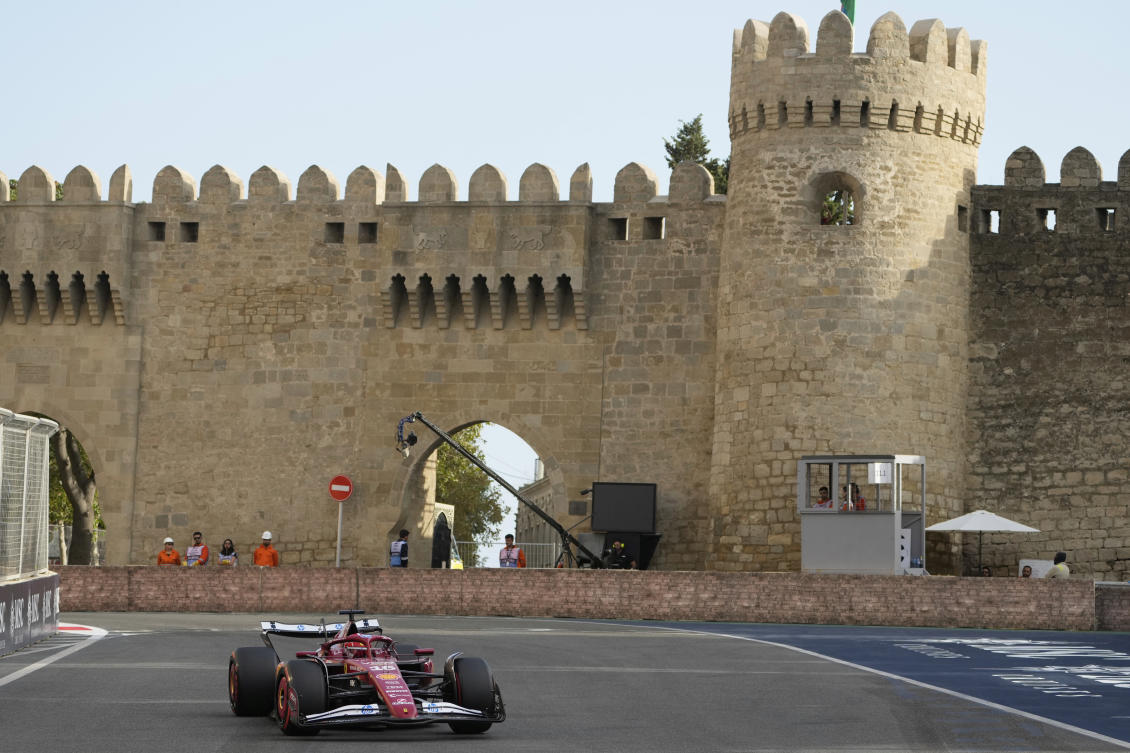 The contract for the street circuit on the Baku seafront had been due to expire after next year’s race. (AP)