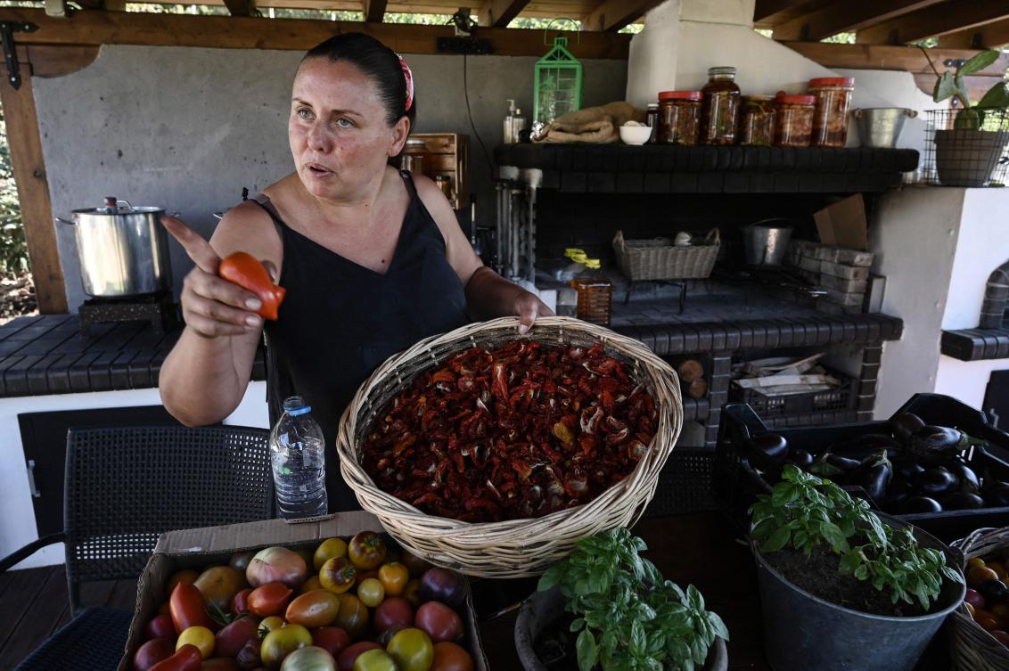 Thessaloniki farmer Anna Aivazidi’s blood boils when she thinks of the huge sums siphoned off in a major EU farm subsidy scandal. (AFP)