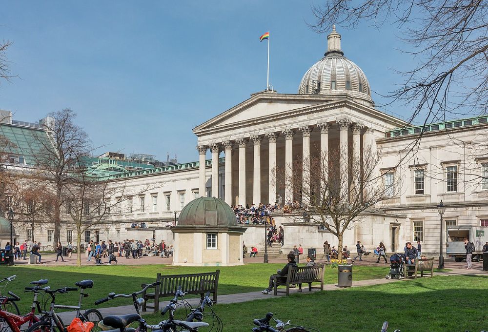 University College London is among the UK institutions where Palestinian students have been awarded scholarships. (Wikimedia Commons)