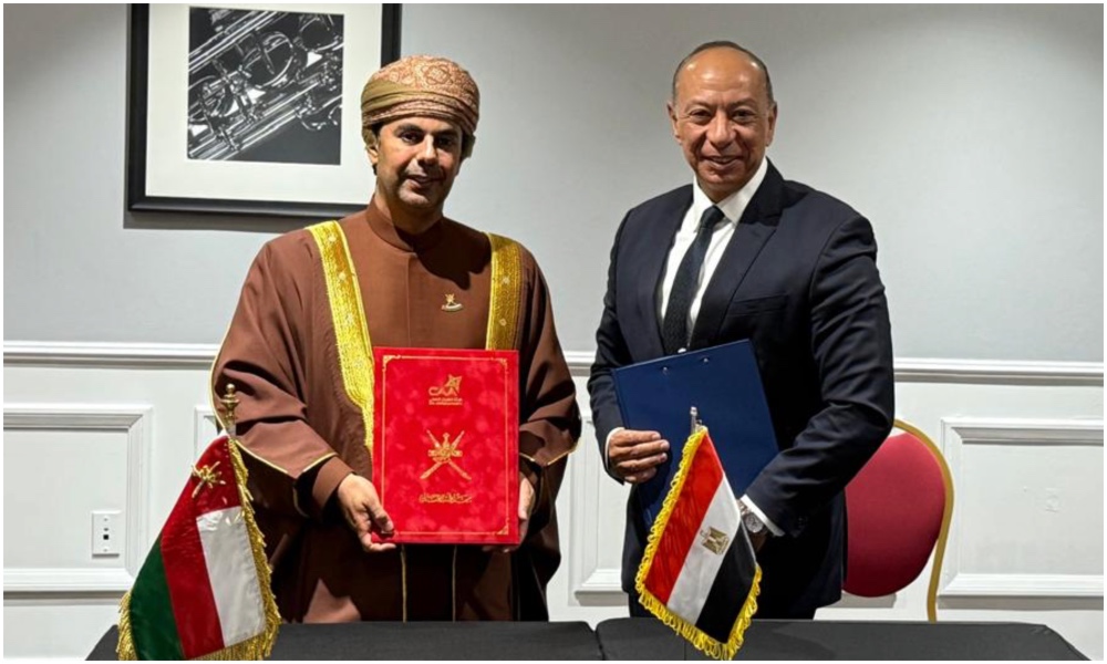 Amr Al-Sharqawi, chairman of Egypt’s Civil Aviation Authority, signed the agreement with Nayef Al-Abri, his counterpart from Oman. (KUNA)