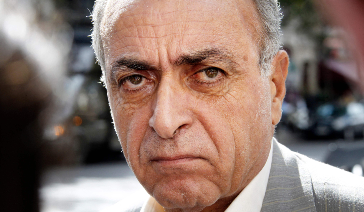 Lebanese-French Ziad Takieddine is pictured as he leaves the Paris court financial crimes section after an hearing by French judge Renaud Van Ruymbeke, on September 14, 2011. (AFP)
