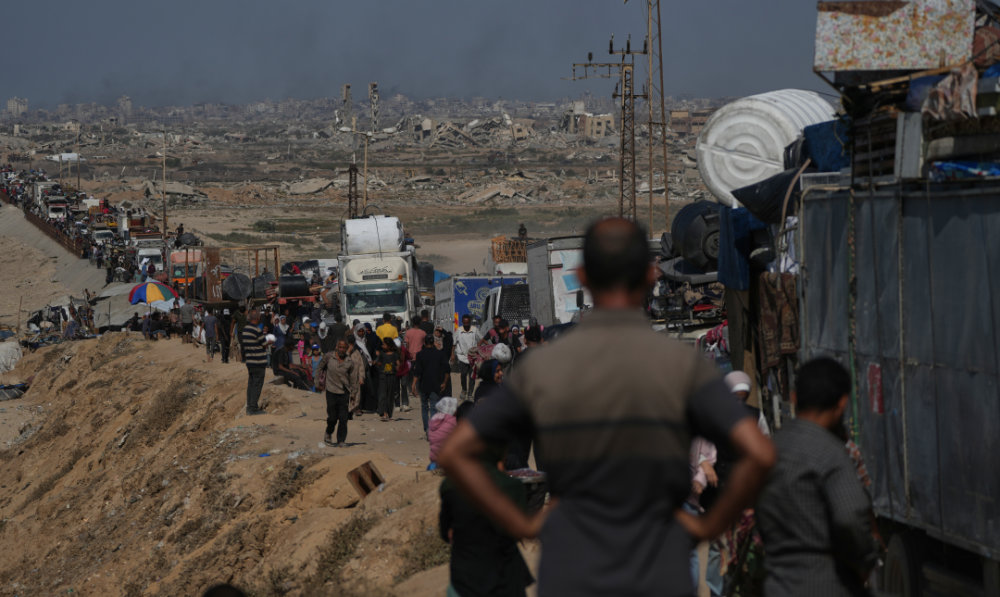 Israel destroys evacuated health center in Gaza City, medics say