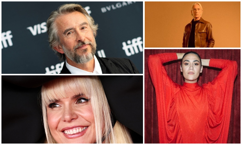 In a video organized by the Palestine Solidarity Campaign, creatives including Steve Coogan (top left), Paul Weller (top right), Paloma Faith (bottom left) and Nadine Shah (bottom right) demand that Starmer impose sanctions on Israel and end arms sales to the country. (AFP/X)