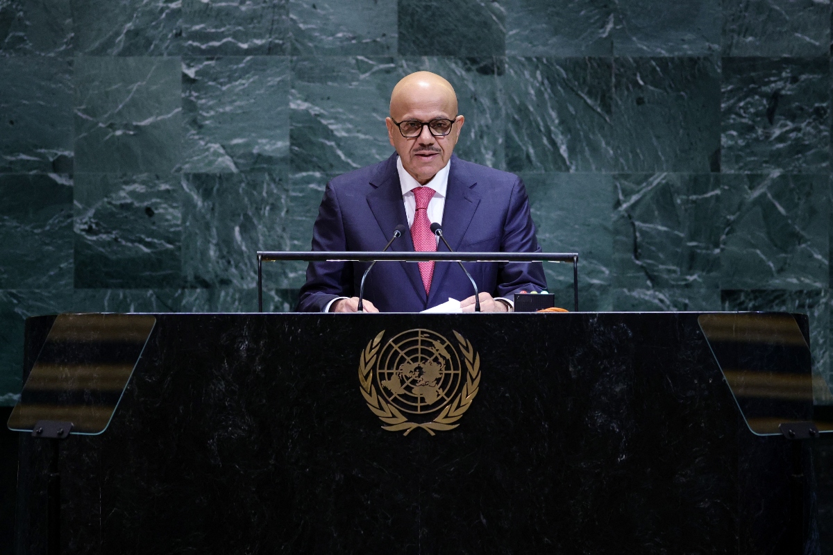 ‘The coming generations deserve a world that embraces their dreams, unrestrained by fear and unburdened by conflict’. (AFP)