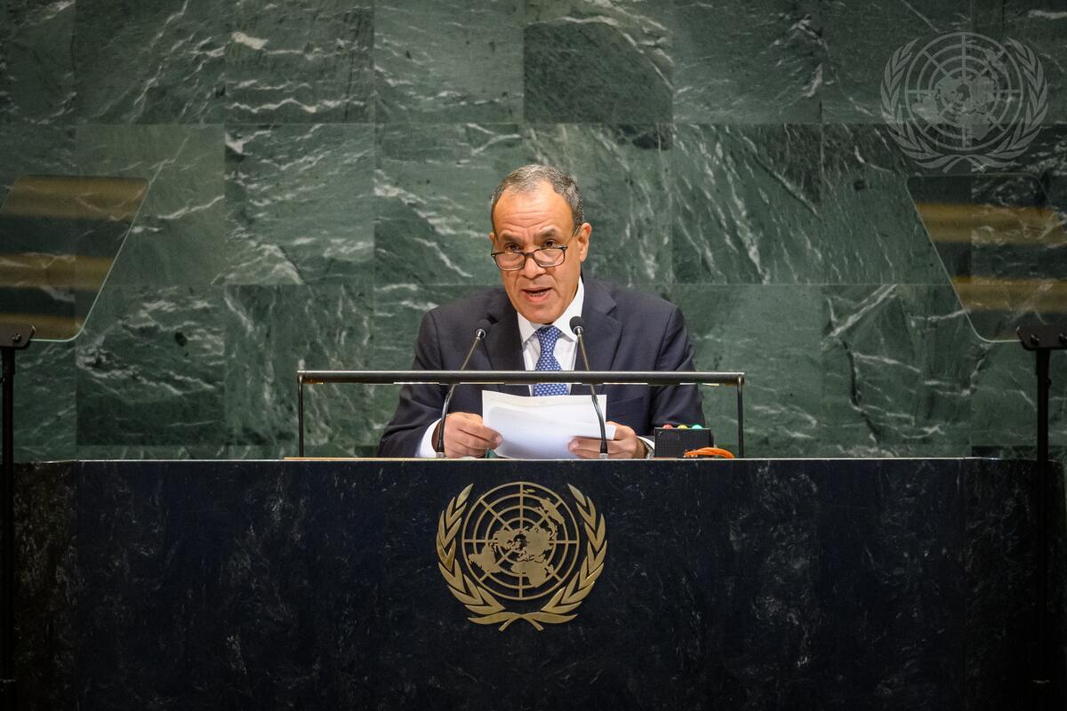 Egypt’s foreign minister delivered a forceful critique of Israel during his address to the 80th session of the UN General Assembly on Saturday, accusing it of genocide in Gaza and denouncing what he described as the erosion of the international system. (UN)