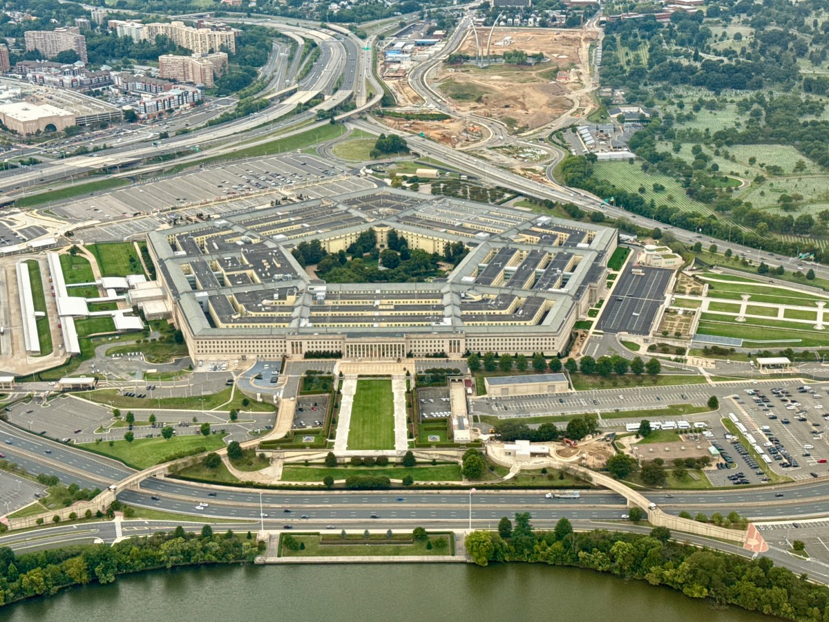 Aerial view of the Pentagon in Washington, DC, on September 20, 2025. (File/AFP)