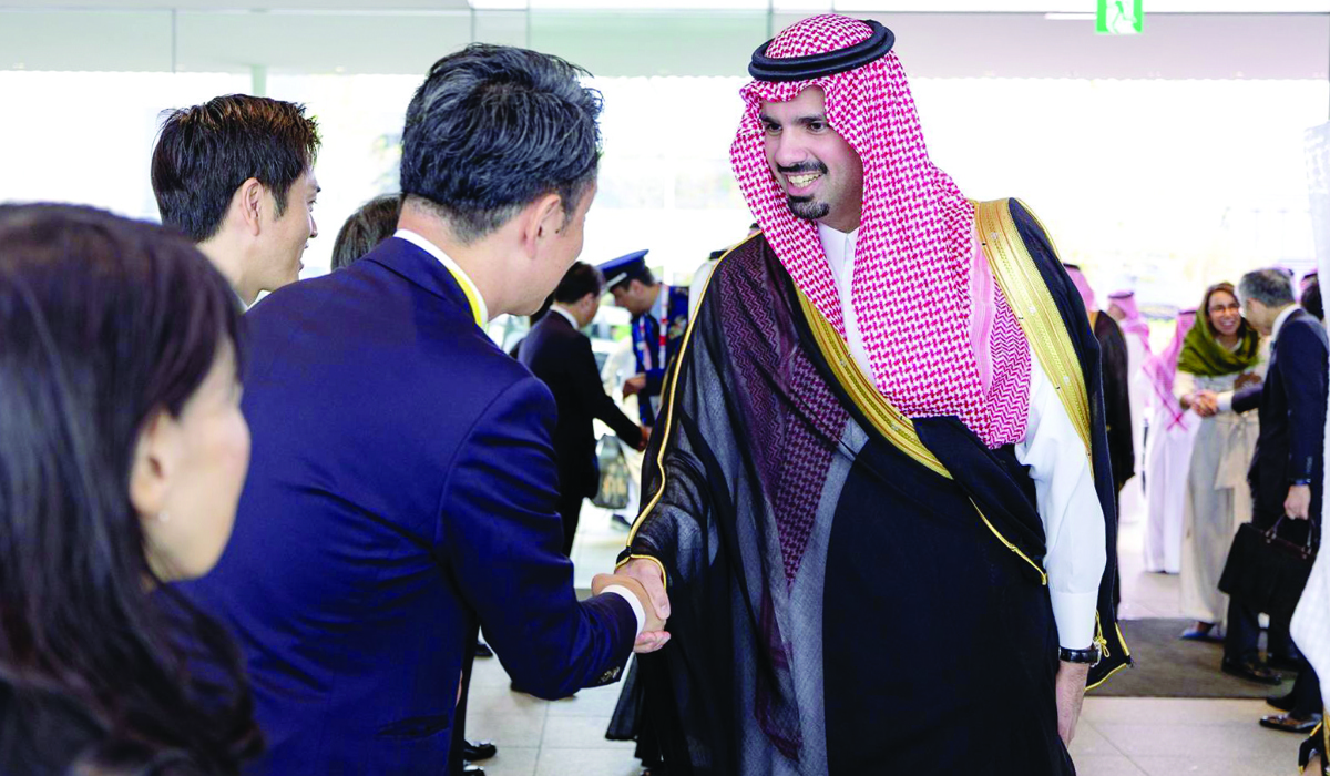 The mayor inaugurated the Saudi Vision 2030 Forum in Osaka in the presence of Japanese and international leaders. (SPA)