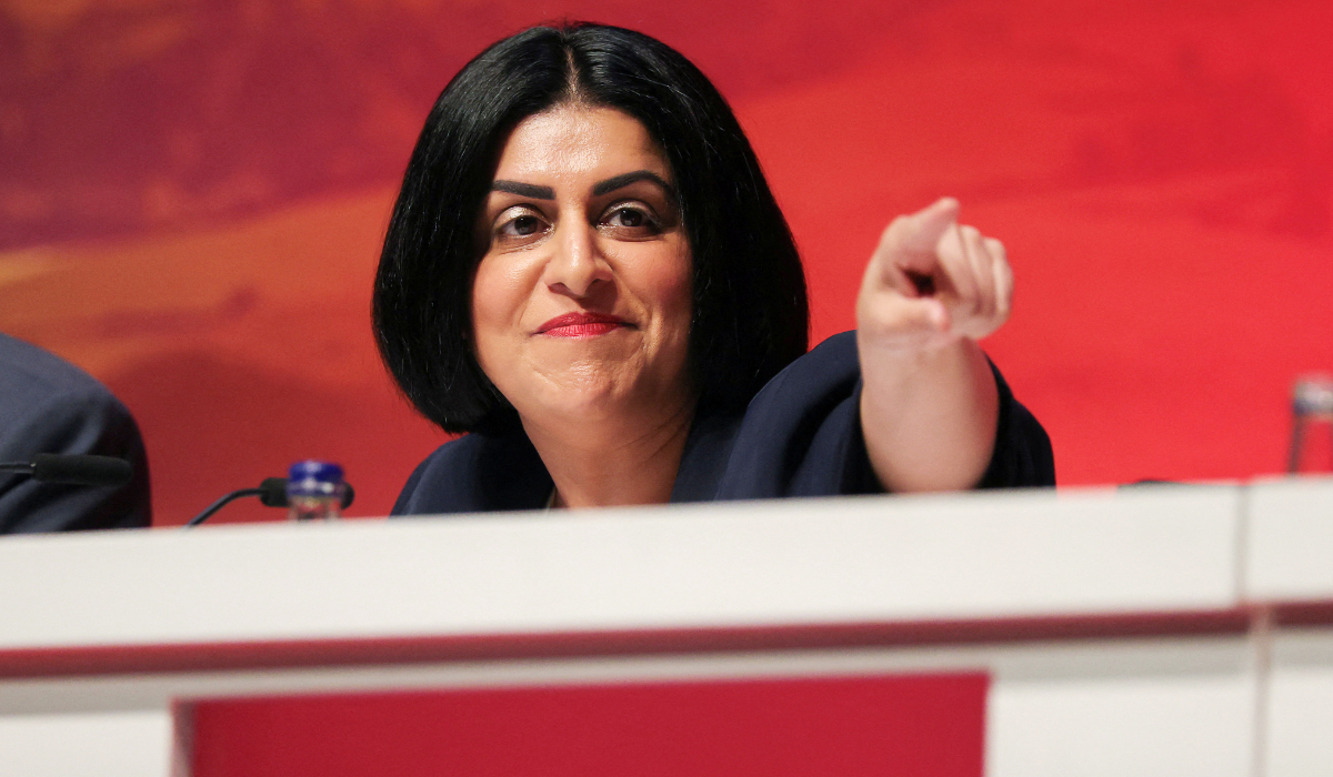 British Home Secretary Shabana Mahmood attends the Labour Party’s annual conference in Liverpool. (Reuters)