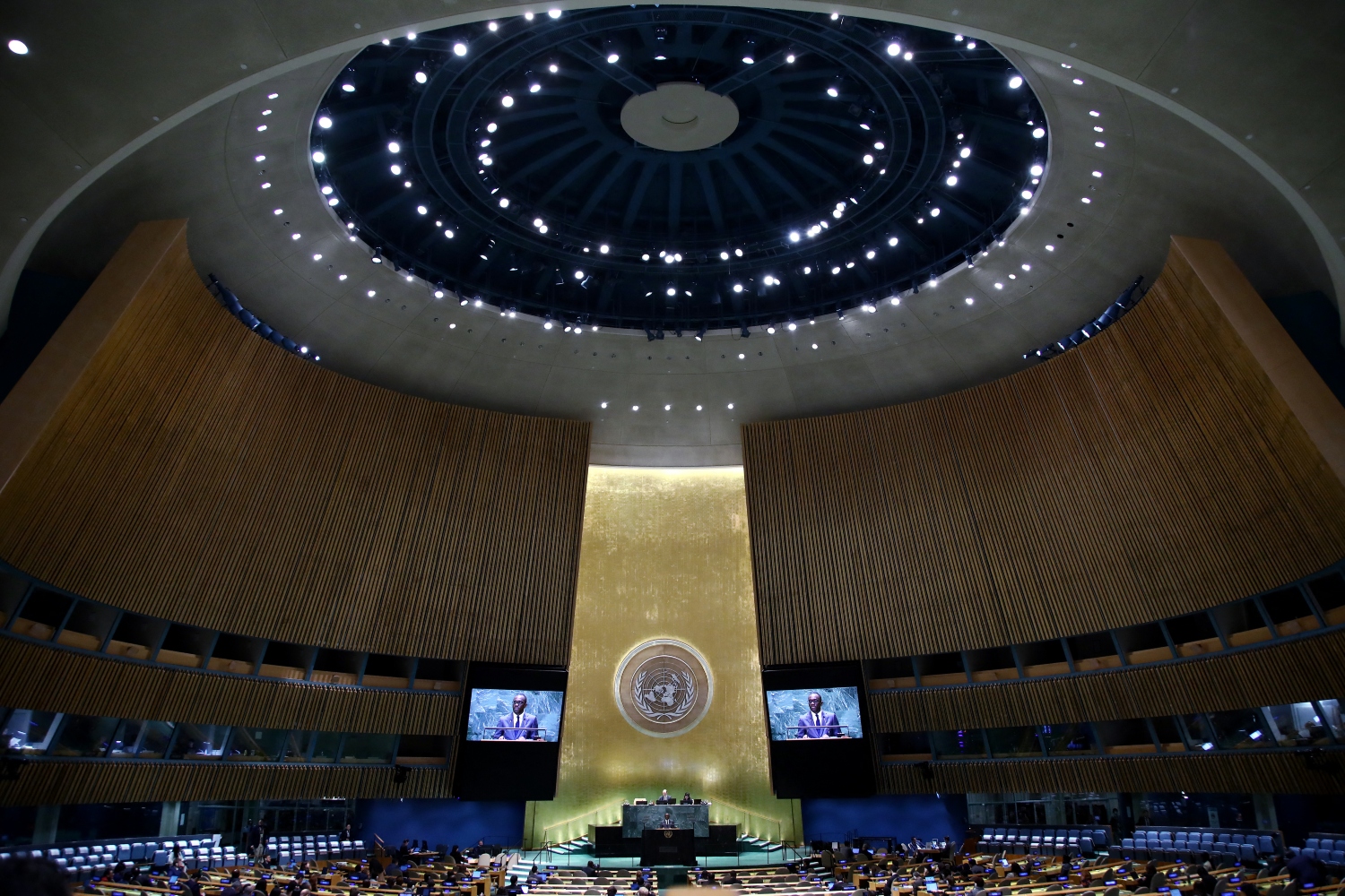 The US decision to deny the Palestinian leadership a presence at the UN General Assembly is baffling (File/AFP)