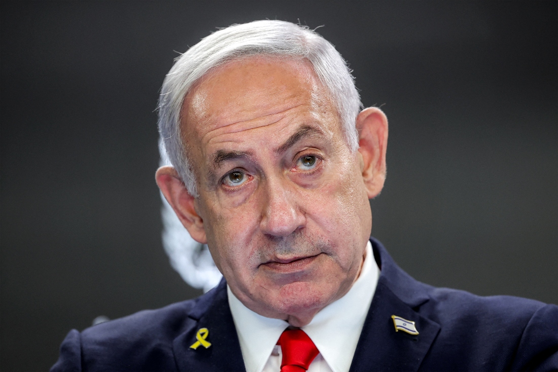 Netanyahu said on August 10 that his government had no plans to occupy Gaza. (AFP)