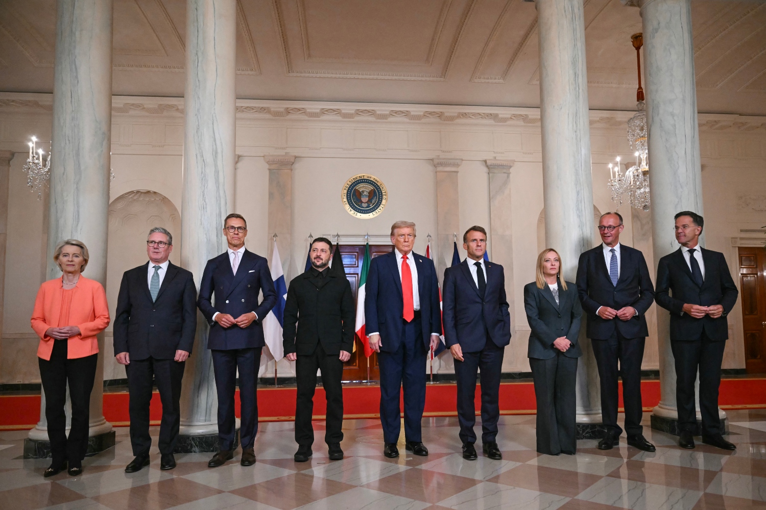 As Trump presented a potential outcome for ending the Russia-Ukraine war, the European stance was surprising (File/AFP)
