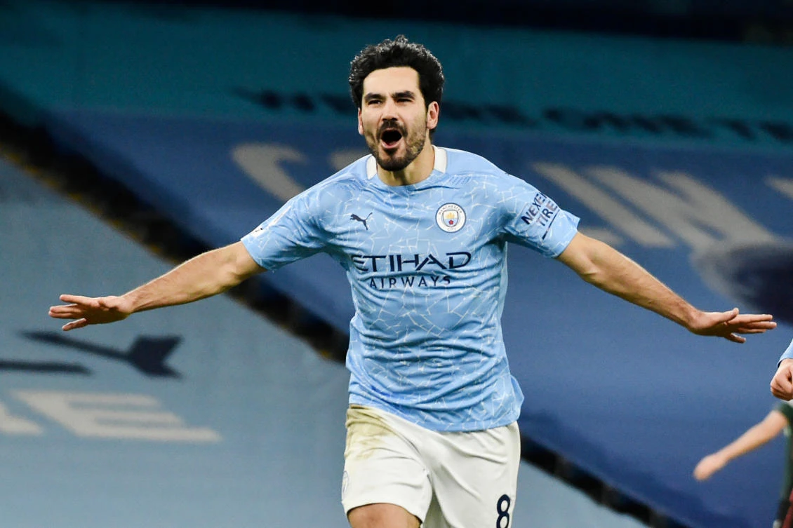 Ilkay Gundogan completed a move from Manchester City to Galatasaray on Tuesday, bringing an end to his second spell with the Premier League club. (AP/File)