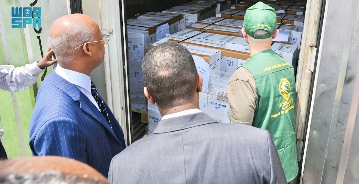 In Djibouti, KSrelief launched a medical support project to supply the country’s Ministry of Health. (SPA)