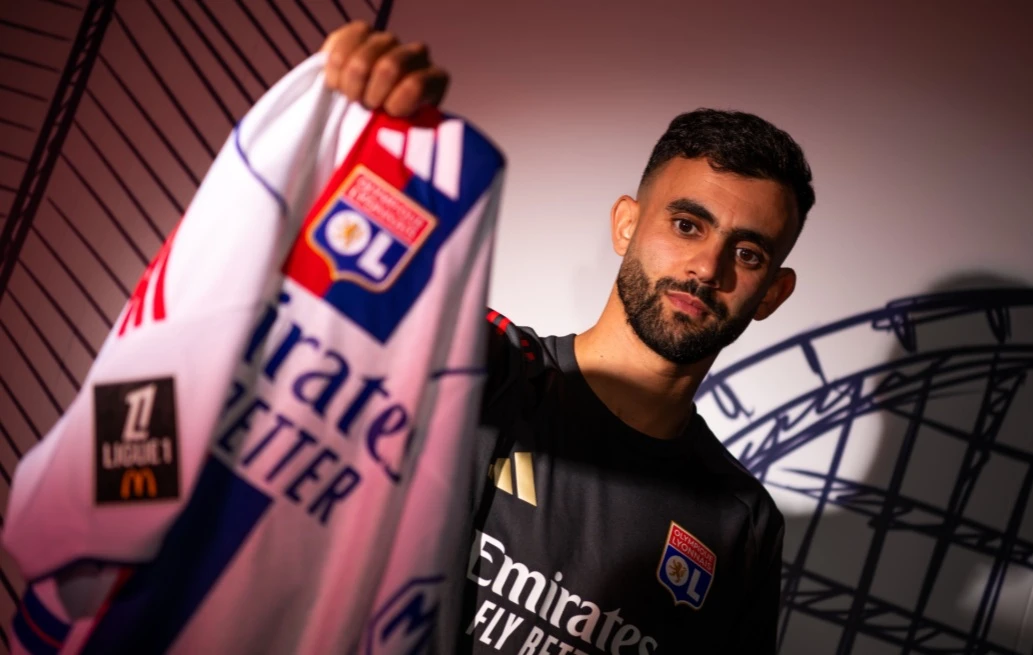 Former Algeria international Rachid Ghezzal has returned to Olympique Lyonnais, where he spent more than a decade, on a contract until June 2026, the Ligue 1 side said. (X/@OL)