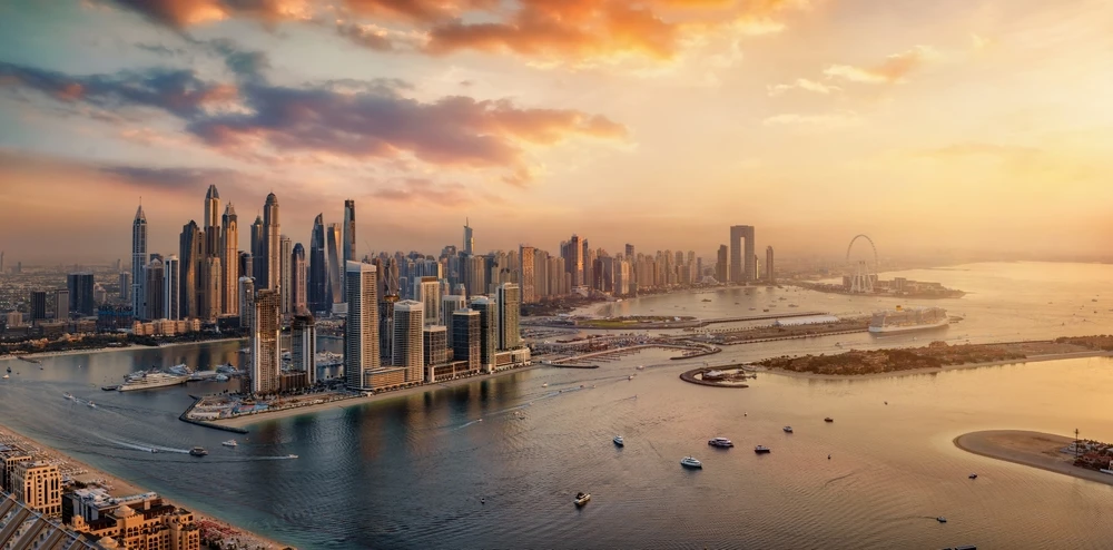 The UAE recorded real GDP growth of 3.9 percent in the first quarter of 2025. Shutterstock