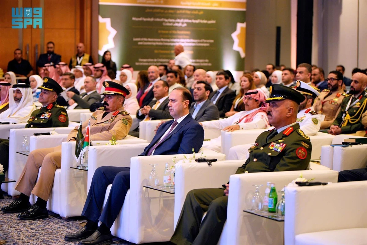 The workshop was attended by Maj. Gen. Mohammed Al-Moghedi, the coalition's secretary-general, and Mohammad Al-Momani, Jordanian minister of government communication and government spokesman. (SPA)