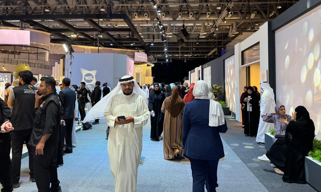 Launched in 2012 by the Sharjah Government Media Bureau, the IGCF’s theme this year is “Communication for Quality of Life” and features 237 speakers from across the globe. (AN PHOTO/Dalal Awienat)