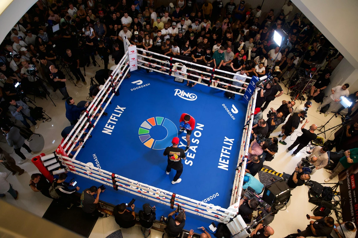 Turki Alalshikh on Wednesday attended a series of exhibition undercard bouts as part of the Canelo-Crawford Fight Week. (Supplied)