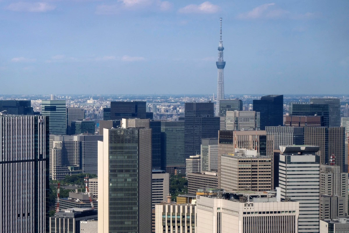 This photo taken on August 14, 2025 shows the Tokyo skyline. (File/AFP)
