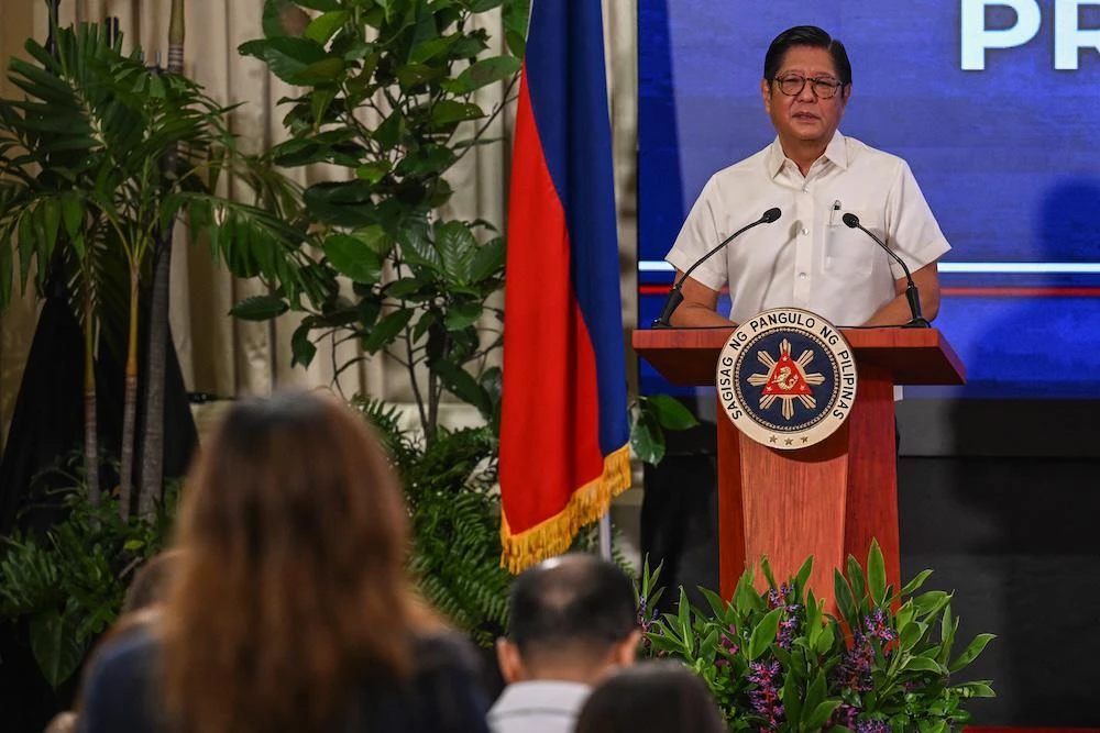 Philippine president supports public outrage over corruption but says protests should be peaceful