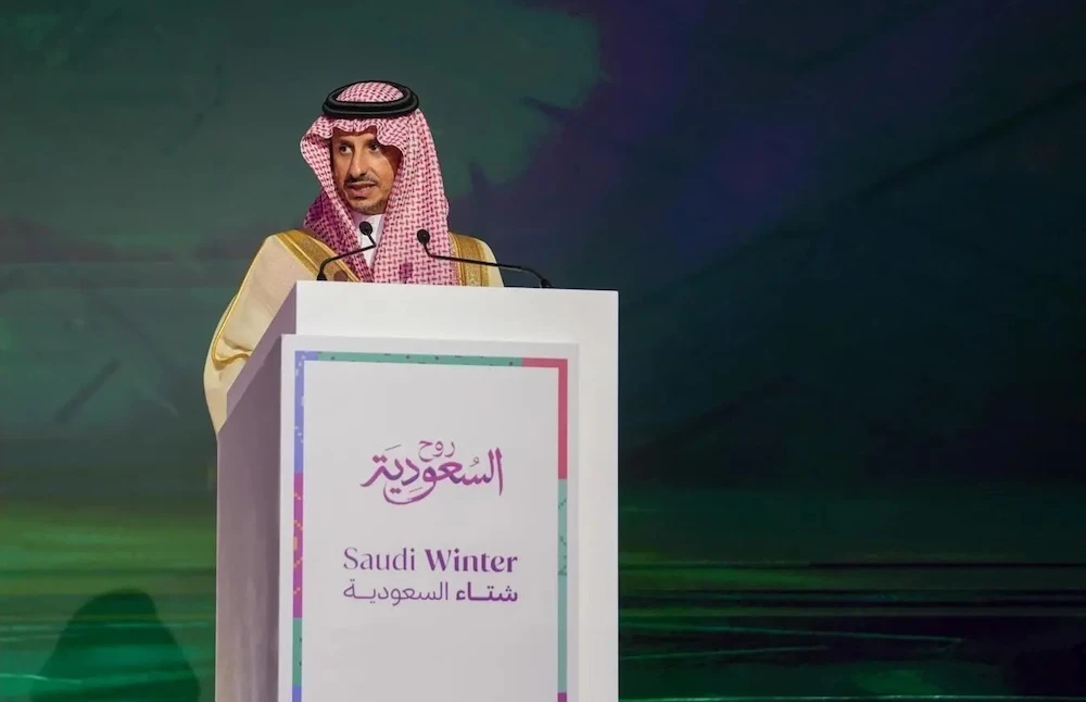 Ahmed Al-Khateeb, the tourism minister and chairman of the Saudi Tourism Authority, launched the program on Sunday in Riyadh, with 120 partners from the private sector. (SPA)