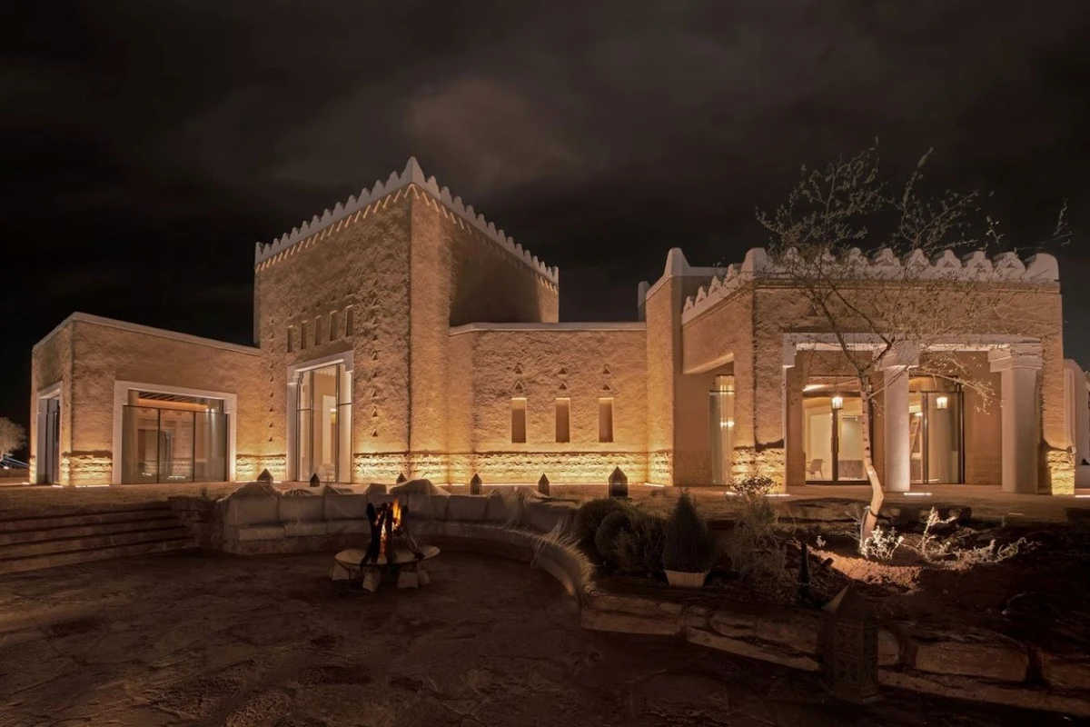 The Wadi Safar Experience Center is a gateway to the wider Wadi Safar development and draws on the vernacular Najdi style. (Supplied)