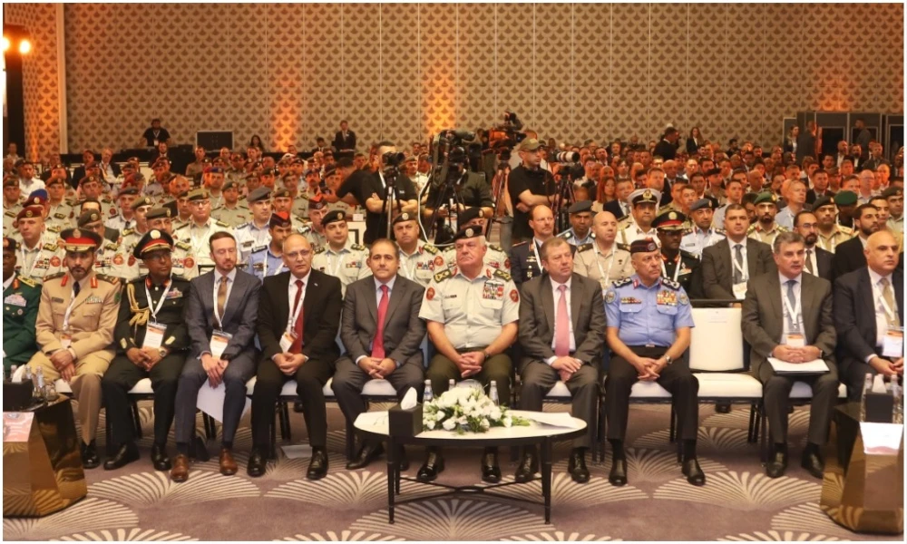 The conference is supported by the Jordan Armed Forces and was inaugurated by Maj. Gen. Yousef Huneiti (C), chairman of the Joint Chiefs of Staff.