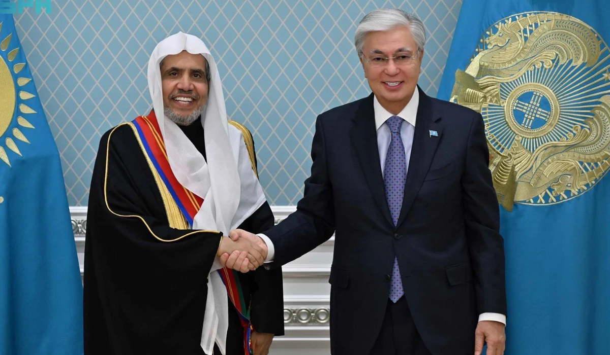 Kazakhstan president receives Muslim World League chief in Astana