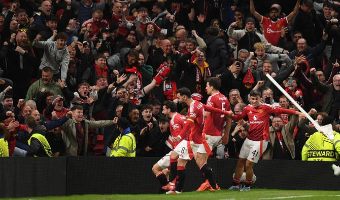 Manchester United posted record revenues in their latest annual accounts despite missing out on Champions League soccer and enduring their its worst-ever Premier League campaign. (AFP/File)